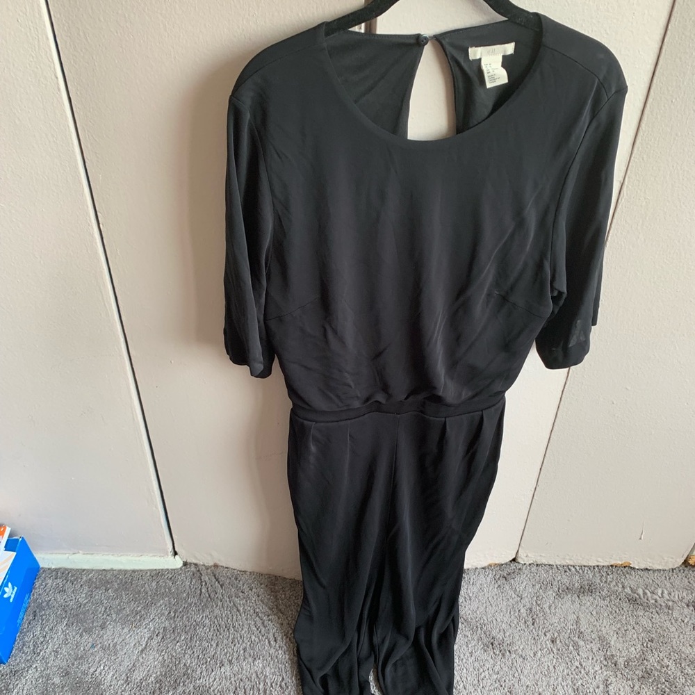 Black Jumpsuit with open back